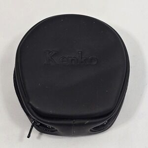 Kenko Black Vinyl Soft Sided Zip Lens Storage Case